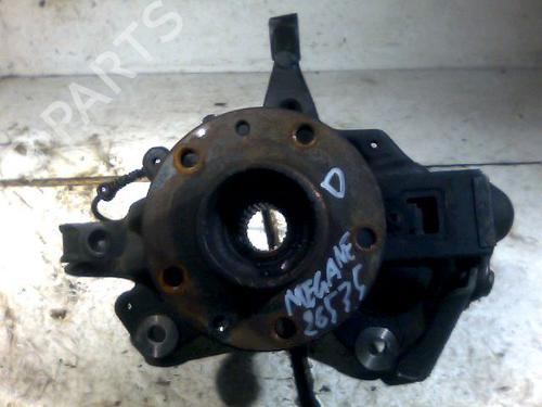 Used Right front steering knuckle RENAULT MEGANE III Hatchback (BZ0/1_, B3_) 1.6 dCi (BZ00, BZ12, BZ13) (130 hp) 26099345
