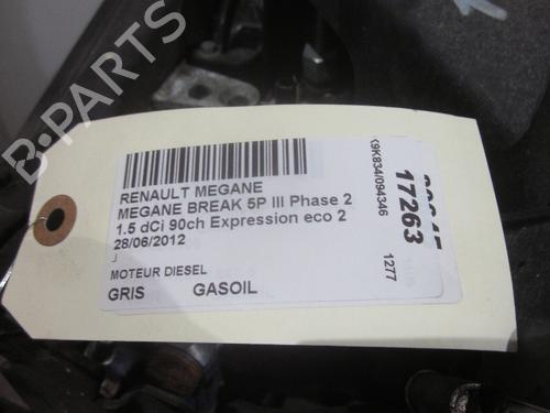 Engine RENAULT MEGANE III Grandtour (KZ0/1) 1.5 dCi (KZ0C, KZ1A) | BP29574940M1 