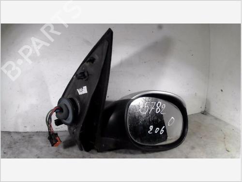 Used Right mirror PEUGEOT 206 SW (2E/K) 2.0 HDi (90 hp) 26099433