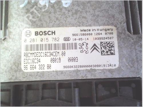 Engine control unit (ECU) PEUGEOT BIPPER Tepee 1.4 HDi | BP31835152M57