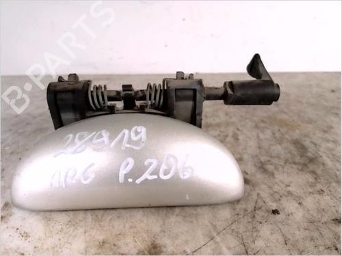 Used Rear left exterior door handle PEUGEOT 206 Hatchback (2A/C) 1.4 HDi eco 70 (68 hp) 26116299