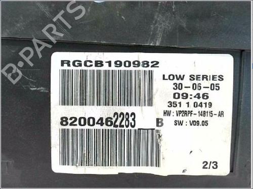 Instrument cluster RENAULT MEGANE II (BM0/1_, CM0/1_) 1.9 dCi (BM0G, CM0G) | BP26119183C47 
