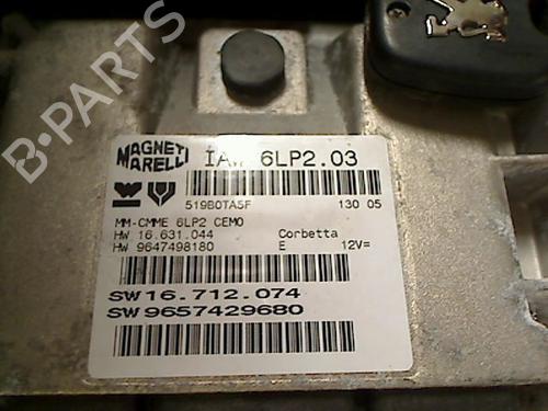 Used Engine control unit (ECU) PEUGEOT 206 Hatchback (2A/C) 1.4 16V (88 hp) 26062549