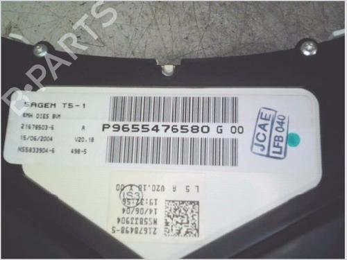 Instrument cluster PEUGEOT 307 (3A/C) 2.0 HDi 90 | BP26116646C47 