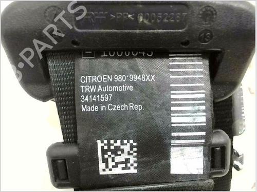 Rear right seatbelt CITROËN C3 II (SC_) 1.4 HDi 70 (SC8HZC, SC8HR0, SC8HP4) | BP31028432I28
