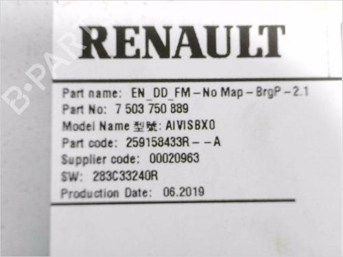 Radio RENAULT CLIO V (B7_) 1.0 TCe 100 (B7MT) | BP40512815E6 - Image 4