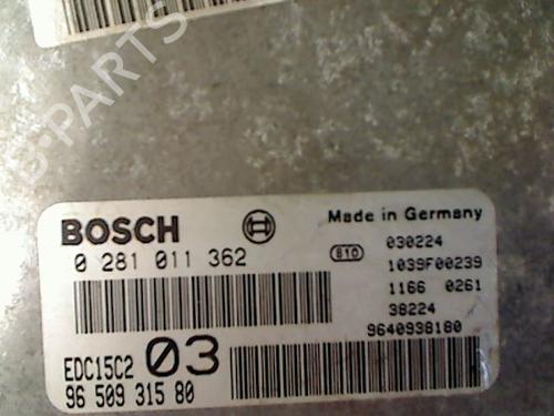 Engine control unit (ECU) CITROËN C5 I Break (DE_) 2.2 HDi (DE4HXB, DE4HXE) | BP26064972M57 