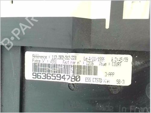 Instrument cluster CITROËN SAXO (S0, S1) 1.1 X, SX | BP30103999C47