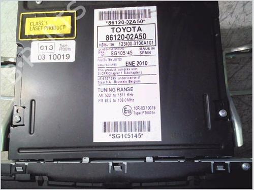 Radio TOYOTA AURIS (_E15_) 1.4 D-4D (NDE150_, NDE150R) | BP26114984E6 
