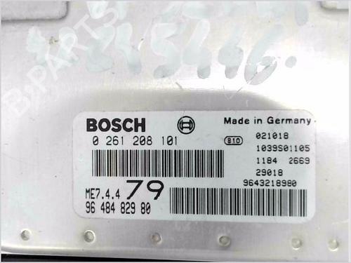 Engine control unit (ECU) PEUGEOT 206 CC (2D) 1.6 16V (2DNFUF, 2DNFUR) | BP26057278M57 - Image 4