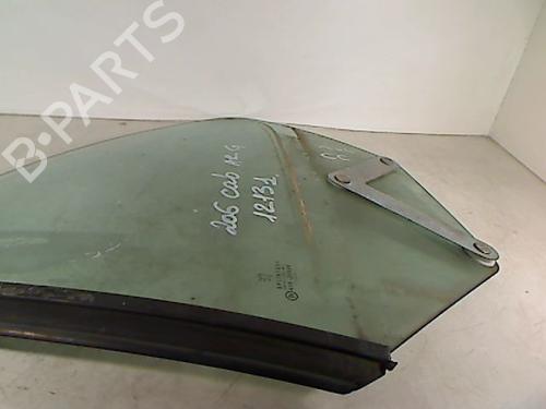 Used Rear left door window PEUGEOT 206 CC (2D) 1.6 16V (2DNFUF, 2DNFUR) (109 hp) 26379289