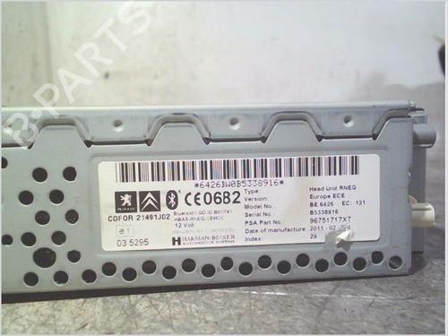 Radio PEUGEOT PARTNER Tepee 1.6 HDi | BP29713438E6 