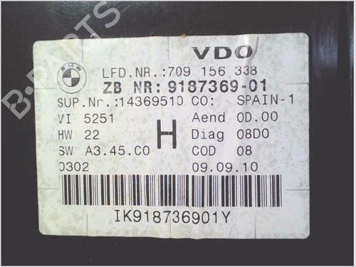 Instrument cluster BMW X1 (E84) xDrive 23 d | BP26509017C47 