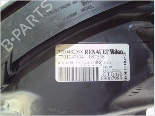 Faro izquierdo RENAULT SCÉNIC I MPV (JA0/1_, FA0_) 1.9 dTi (JA0N) | BP26063449C28 