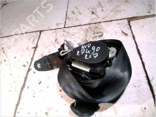 Used Front right seatbelt PEUGEOT 207 (WA_, WC_) 1.6 HDi (90 hp) 26096119