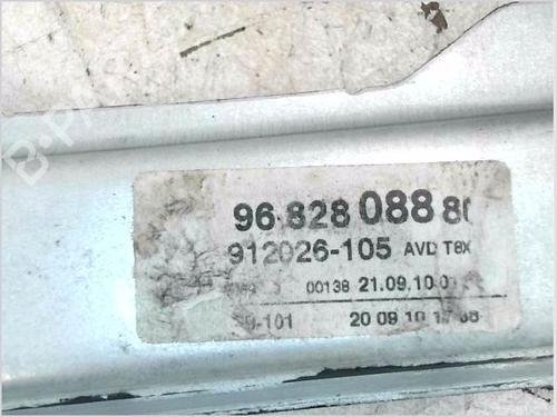 Front right window mechanism PEUGEOT 3008 I MPV (0U_) 1.6 HDi | BP29440892C23 