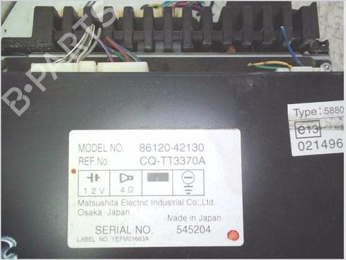 Radio TOYOTA RAV 4 II (_A2_) 2.0 D 4WD (CLA20_, CLA21_, CLA20R, CLA21R) | BP26118595E6 