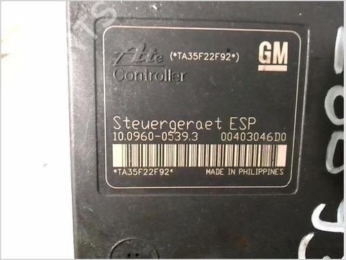 ABS pump OPEL ZAFIRA / ZAFIRA FAMILY B (A05) 1.9 CDTI (M75) | BP26110630M43 
