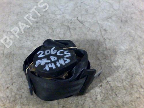 Used Rear right seatbelt PEUGEOT 206 CC (2D) 1.6 16V (2DNFUF, 2DNFUR) (109 hp) 26085553