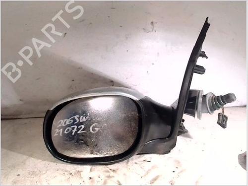 Used Left mirror PEUGEOT 206 SW (2E/K) 1.4 HDi (68 hp) 28324761