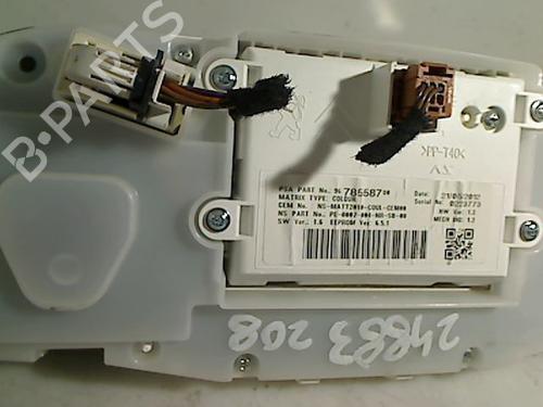 Display monitor PEUGEOT 208 I (CA_, CC_) 1.6 HDi | BP26081207C48