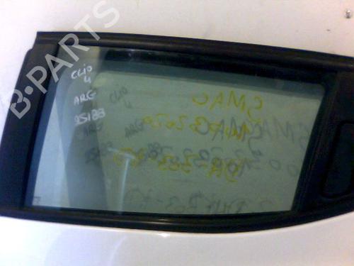 Dør rude ventre bagtil Dør rude ventre bagtil RENAULT CLIO IV (BH_) 1.5 dCi 75 (75 hp) 33614571 33614571