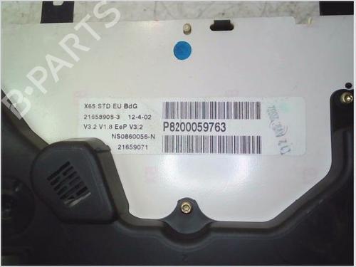 Instrument cluster RENAULT CLIO II (BB_, CB_) 1.5 dCi (B/CB07) | BP26115822C47 