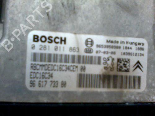 Engine control unit (ECU) PEUGEOT 307 (3A/C) 1.6 HDi | BP32982764M57 - Image 2
