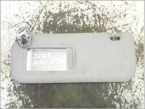 Used Left sun visor Left sun visor TOYOTA AURIS (_E15_) 2.0 D-4D (ADE150_, ADE150R) (126 hp) 39749823 39749823