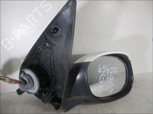 Used Right mirror PEUGEOT 206 Hatchback (2A/C) 1.4 16V (88 hp) 26094926