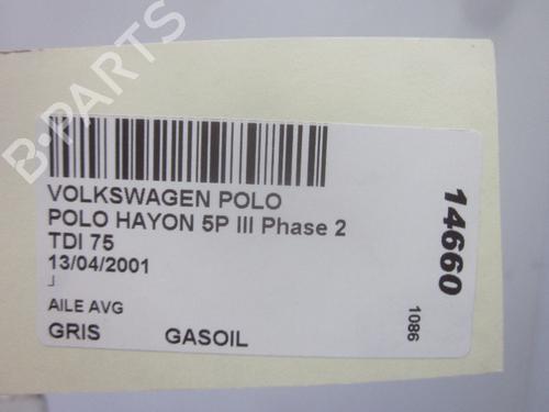 Left front fenders VW POLO (9N_, 9A_) 1.4 TDI | BP26069684C41 