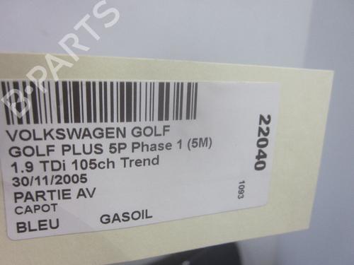 Hood VW GOLF PLUS V (5M1, 521) 1.9 TDI | BP26077942C1 