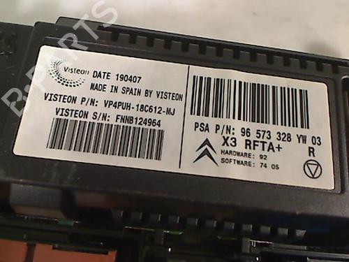 Climate control CITROËN C5 II (RC_) 1.6 HDi (RC8HZB) | BP26088348I5 