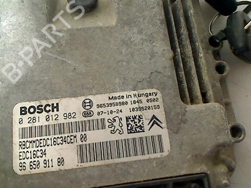 Engine control unit (ECU) CITROËN JUMPY II Van 1.6 HDi 90 16V | BP26088878M57 