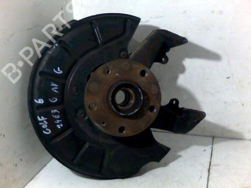 Used Left front steering knuckle VW GOLF VI (5K1) 1.6 TDI (105 hp) 26091656