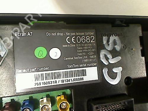 Display RENAULT MEGANE III Hatchback (BZ0/1_, B3_) 1.5 dCi (BZ09, BZ0D, BZ1W, BZ29, BZ14) | BP28323523C48 