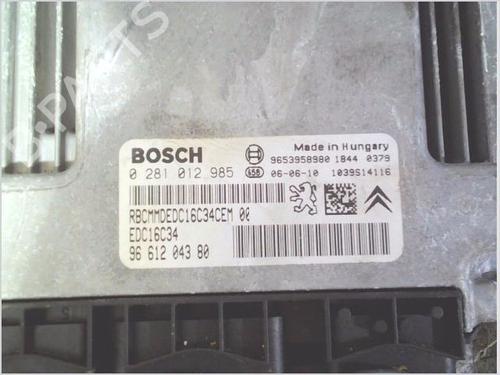 Engine control unit (ECU) PEUGEOT 307 (3A/C) 1.6 HDi 110 | BP33463482M57 - Image 2