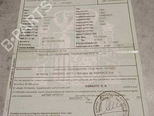 Højre forlygte HYUNDAI ACCENT II (LC) 1.5 CRDi | BP26473621C29 