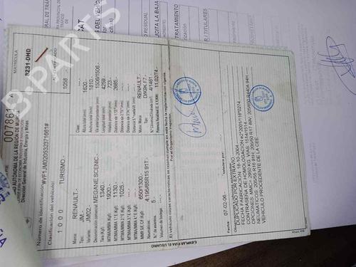 Electric handbrake RENAULT SCÉNIC II (JM0/1_) | BP31066375E5