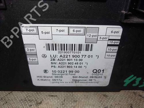 Electronic module MERCEDES-BENZ S-CLASS (W221, V221) S 320 CDI 4-matic (221.080, 221.180) | BP26482612M83 