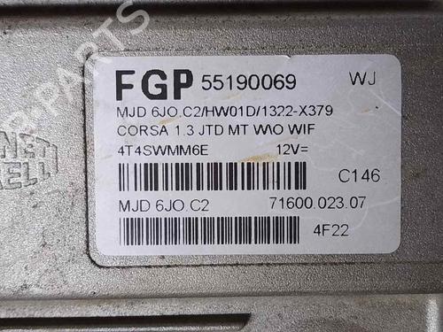 Engine control unit (ECU) OPEL CORSA C (X01)  | BP26473626M57 