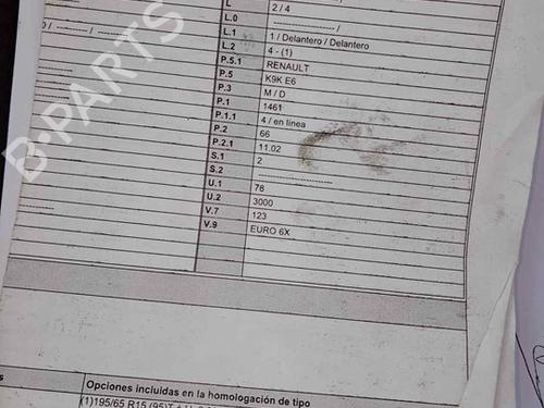 Front left panel RENAULT KANGOO / GRAND KANGOO II (KW0/1_) 1.5 dCi 90 (KW05, KW08, KW0G, KW11) | BP34003814C58  - Image 11