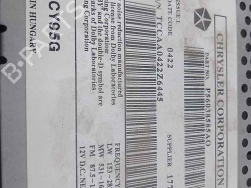 Bilradio CHRYSLER VOYAGER IV (RG, RS) 2.5 CRD | BP26504494E6 