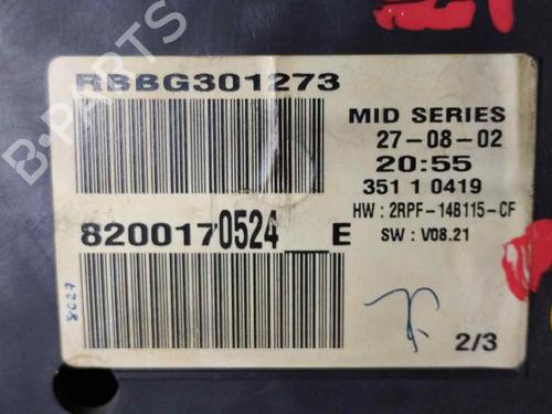 Instrument cluster RENAULT MEGANE II (BM0/1_, CM0/1_)  | BP26478865C47 