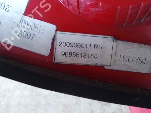 Right taillight PEUGEOT 206+ (2L_, 2M_) 1.4 HDi eco 70 | BP26478706C35 