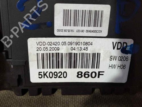 Instrument cluster VW GOLF VI (5K1) | BP26484577C47