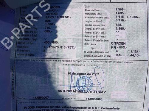 Fuel pump CITROËN SAXO (S0, S1) 1.1 X, SX | BP29508393M76 
