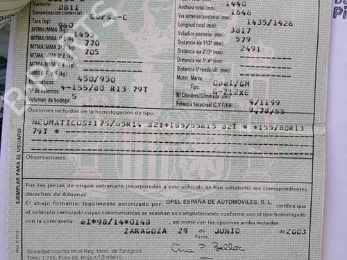 Paraurti anteriore OPEL CORSA C (X01) 1.2 (F08, F68) | BP26484446C7 