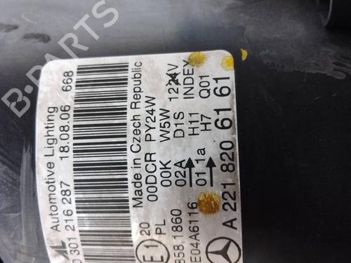Left headlight MERCEDES-BENZ S-CLASS (W221, V221)  | BP26486444C28 