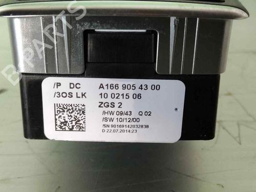 Left front window switch MERCEDES-BENZ A-CLASS (W176) A 200 CDI / d (176.008) | BP30567574I27